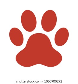 Paw Print Symbol Stock Vector (Royalty Free) 761465029