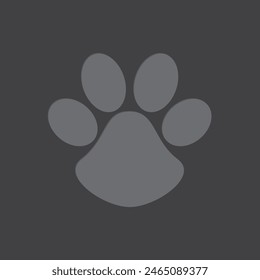 Paw Print Icon Sign Art animal