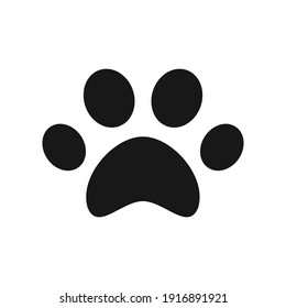 Paw Print Icon Vector Design Illustration