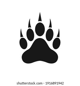 paw print icon vector design illustration