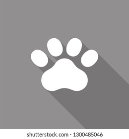 Paw Print icon. Vector illustration