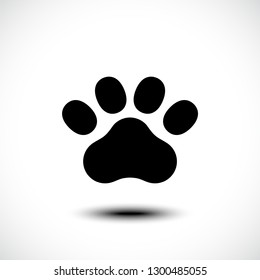 Paw Print icon. Vector illustration