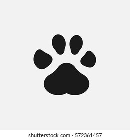 Paw Print icon vector illustration.