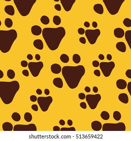 paw print pattern