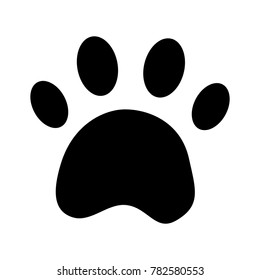 paw print pet icon image 