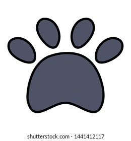 paw print pet mark icon