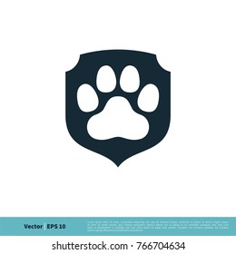 Paw Print Logo Images Stock Photos Vectors Shutterstock