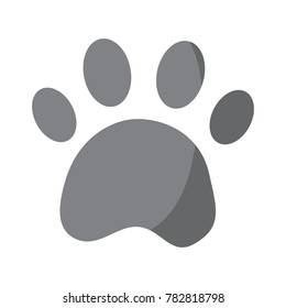 paw print pet shop concept