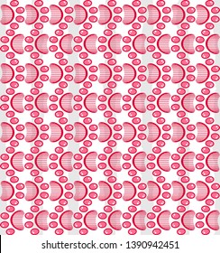 Paw print seamless vector pattern 