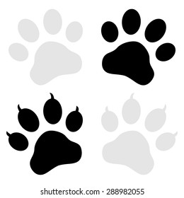 Paw Print Symbol