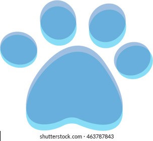 Similar Images, Stock Photos & Vectors of paw print vector - 463787843