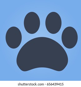 Paw Print. Vector