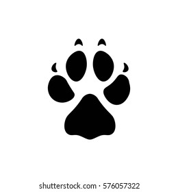 paw print vector icon