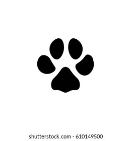 paw print vector icon
