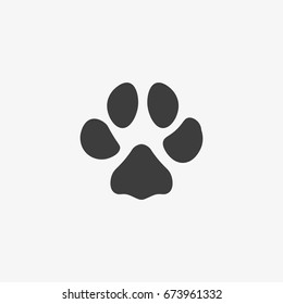 paw print vector icon