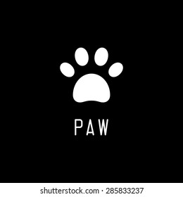 Paw Print. Vector illustration