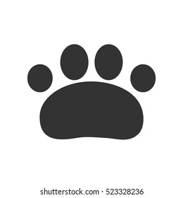 Paw Print. Vector Illustration