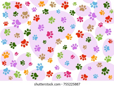 Paw Print vector illustration