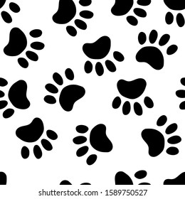 Hand Drawn Doodle Animal Footprint Vector Stock Vector (Royalty Free ...