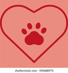 paw prints