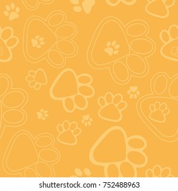 Paw Prints Background