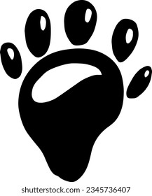Icono de pinturas o pistas, icono negro verdadero
