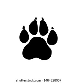 Paw Prints. Logo. Vector Illustration. Isolated vector Illustration.