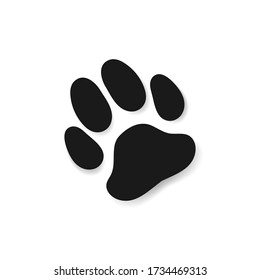Paw Prints. Logo. Vector Illustration. Isolated vector Illustration.	