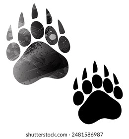 Paw Prints. Logo. Vector Illustration.