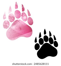 Paw Prints. Logo. Vector Illustration.