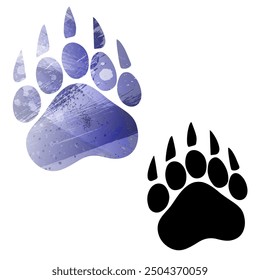 Paw Prints. Logo. Vector Illustration.