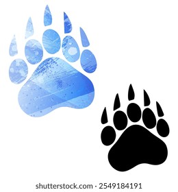 Paw Prints. Logo. Vector Illustration.