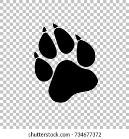 Paw Prints. Logo. Vector Illustration. Isolated vector Illustration. EPS Illustration.