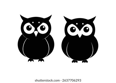 Paw Prints Simple Black and White Vector Illustration of Animal Tracks for Designs, Logos, and Prints