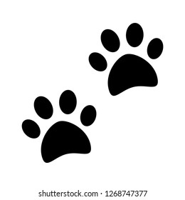 Paw Prints Vector Icon