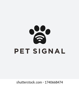 logotipo de mascota de señal. icono de la barra de herramientas