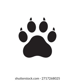 ILUSTRACIÓN VECTORIAL de la silueta de la pata. Diferentes tipos de patas
