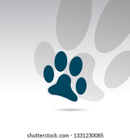paw simple icon