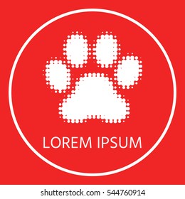 Paw symbol.