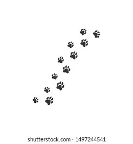 Paw template vector illustration design