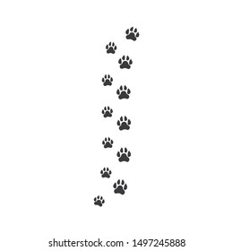 Paw template vector illustration design