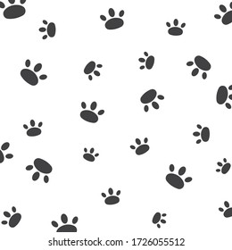 cat paw print pattern