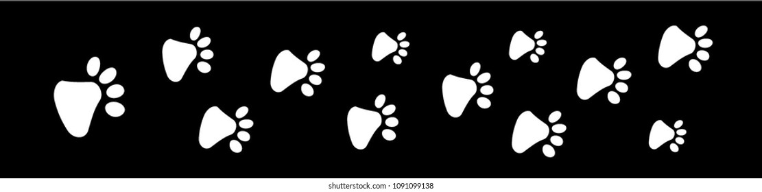 Paw vector icon