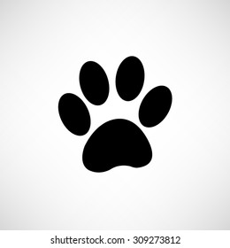 paw   - vector icon