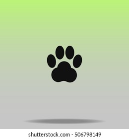 Paw vector icon