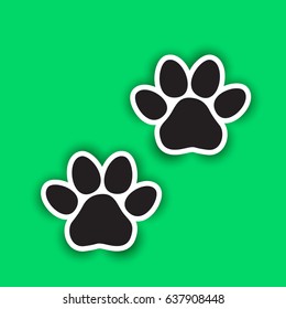 paw vector icon