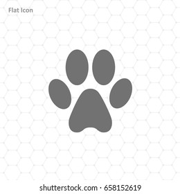 Paw vector icon