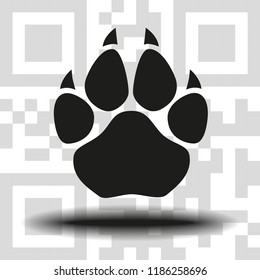 paw vector icons