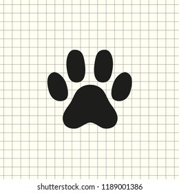 paw vector icons