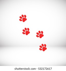 paw vector icons